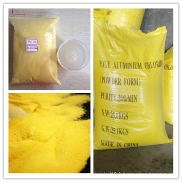 Chlorure de polyaluminium 30% Powder jaune PAC
